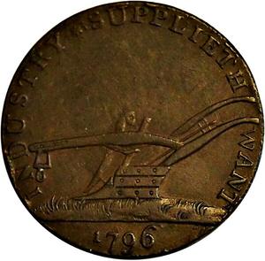 Great Britain / Halfpenny Token 1796 Middlesex Political - obverse photo
