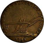 Halfpenny Token 1796 Middlesex Political: Photo Coin, Great Britain, Halfpenny Token 1796 Middlesex Political / thumbnail