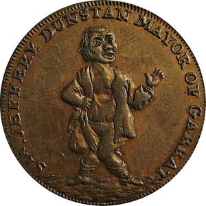 Great Britain / Halfpenny Token 1795 Middlesex T Halls - obverse photo