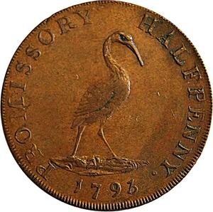 Great Britain / Halfpenny Token 1793 Hampshire Petersfield - reverse photo