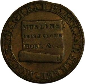 Great Britain / Halfpenny Token 1795 Middlesex Moore - obverse photo