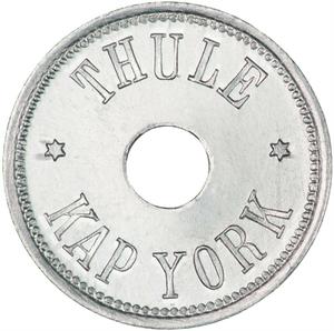 Greenland / Twenty-five Ore 1910 Thule Kap York - obverse photo