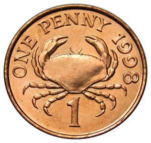 Guernsey / One Penny 1998 - obverse photo