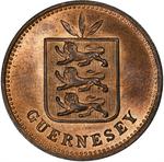 Four Doubles 1889: Photo Coin, Guernsey, Four Doubles 1889 / thumbnail