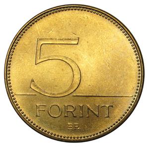 Hungary / Five Forint 1997 - reverse photo