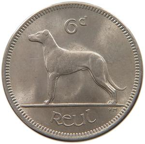 Ireland / Sixpence 1967 - reverse photo