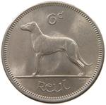 Sixpence 1967: Photo Coin, Ireland, Sixpence 1967 / thumbnail