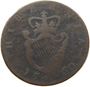 Ireland, Kingdom of / Halfpenny 1760 - reverse photo