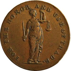 Ireland, Kingdom of / Halfpenny Token 1794 Dublin Fyan - reverse photo