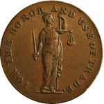 Halfpenny Token 1794 Dublin Fyan: Photo Coin, Ireland, Kingdom of, Halfpenny Token 1794 Dublin Fyan / thumbnail
