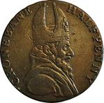 Halfpenny Token 1789 Wicklow Cronebane: Photo Coin, Ireland, Kingdom of, Halfpenny Token 1789 Wicklow Cronebane / thumbnail