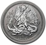 Isle of Man / Silver Ounce 2025 Angel - reverse photo