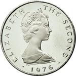 One Penny 1976 Platinum: Photo Coin, Isle of Man, One Penny 1976 Platinum / thumbnail