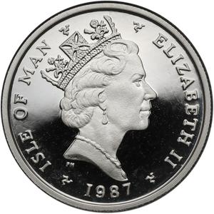 Isle of Man / Platinum Quarter Ounce 1987 Noble - obverse photo