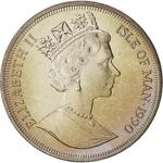 One Crown 1990 Queen Mother: Photo Coin, Isle of Man, One Crown 1990 Queen Mother / thumbnail