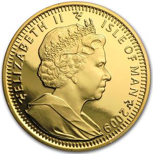 Isle of Man / Bimetallic (Gold / Platinum) Ounce 2009 King Henry VIII - obverse photo