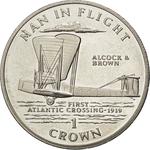 One Crown 1994 Atlantic Crossing: Photo Coin, Isle of Man, One Crown 1994 Atlantic Crossing / thumbnail