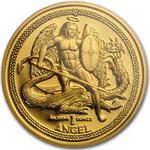 Isle of Man / Gold Ounce 2009 Angel / Proof FDC, High Relief - reverse photo