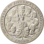 One Crown 1987 American Constitution: Photo Coin, Isle of Man, One Crown 1987 American Constitution / thumbnail