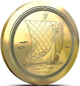Isle of Man / Gold Half Gram 2024 Noble - reverse photo