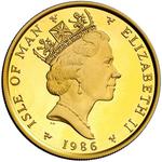 Isle of Man / Gold Half Ounce 1986 Angel - obverse photo