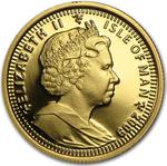 Gold Tenth-Ounce 2009 Angel: Photo 2009 Isle of Man 1/10 oz Proof Gold Angel / thumbnail