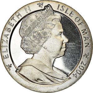 Isle of Man / One Crown 2004 Queen Mary II - obverse photo