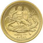 Isle of Man / Gold Tenth-Ounce 2008 Angel / Piedfort, High Relief - reverse photo