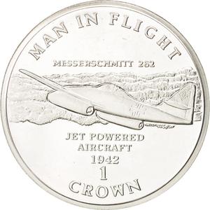 Isle of Man / One Crown 1995 Jet Flight - reverse photo