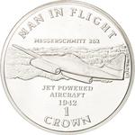 One Crown 1995 Jet Flight: Photo Coin, Isle of Man, One Crown 1995 Jet Flight / thumbnail