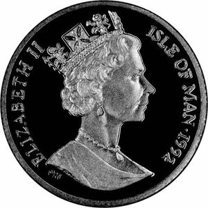 Isle of Man / Platinum Twentieth-Ounce 1992 Noble - obverse photo