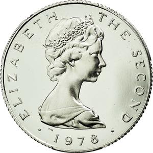Isle of Man / One Pound 1976 Platinum - obverse photo