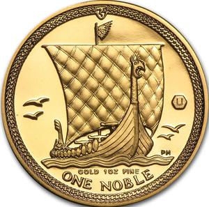 Isle of Man / Gold Ounce 2013 Noble - reverse photo