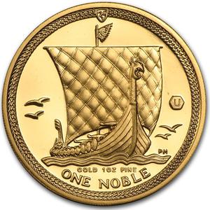 Isle of Man / Gold Ounce 2014 Noble - reverse photo