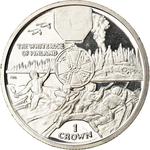 One Crown 2005 White Rose of Finland: Photo Coin, Isle of Man, One Crown 2004 White Rose of Finland / thumbnail
