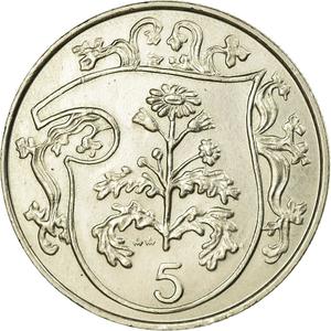 Isle of Man / Five Pence 1984 - reverse photo