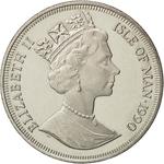 One Crown 1990 Football World Cup - Palermo: Photo Coin, Isle of Man, One Crown 1990 Football World Cup - Palermo / thumbnail