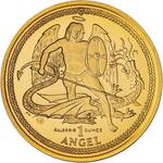Isle of Man / Gold Ounce 2008 Angel - reverse photo