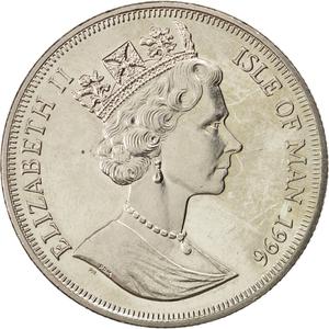 Isle of Man / One Crown 1996 Pinks - obverse photo