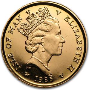 Isle of Man / Gold Tenth-Ounce 1985 Angel - obverse photo