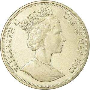 Isle of Man / One Crown 1990 Football World Cup - Milano - obverse photo