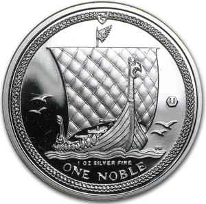 Isle of Man / Silver Ounce 2011 Noble - reverse photo