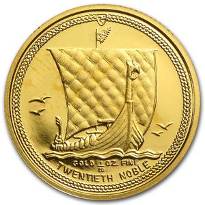 Isle of Man / Gold Twentieth-Ounce 1994 Noble - reverse photo