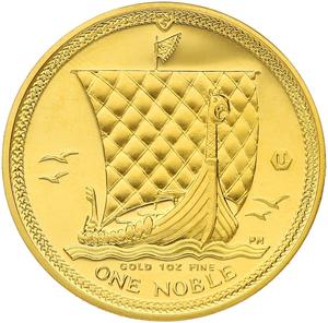 Isle of Man / Gold Ounce 2010 Noble - reverse photo