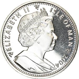 Isle of Man / One Crown 2004 Ordre de la Rose - obverse photo