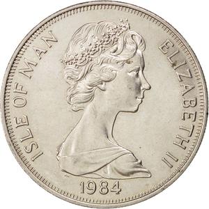 Isle of Man / One Crown 1984 College of Arms - Eagle - obverse photo