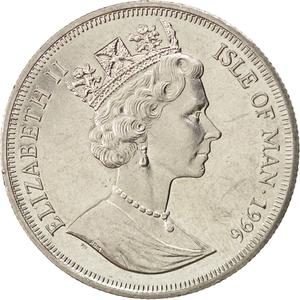 Isle of Man / One Crown 1996 Voice Transmission - obverse photo