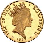 Isle of Man / Gold Half Ounce 1987 Angel - obverse photo