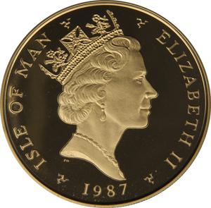 Isle of Man / Gold Ounce 1987 Angel - obverse photo