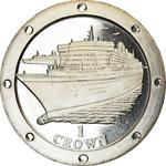 One Crown 2004 Queen Mary II: Photo Coin, Isle of Man, One Crown 2004 Queen Mary II / thumbnail